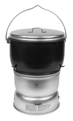 Trangia Billy Cooking Pot with High Lid 4.5L Black