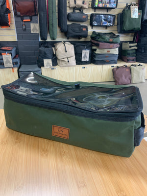 Red Roads Canvas - Clear Top Cargo Drawer Bag "Middy" - Made in Australia