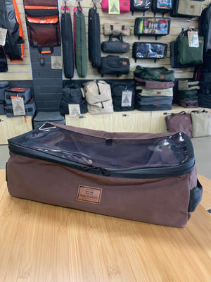 Red Roads Canvas - Clear Top Cargo Drawer Bag "Middy" - Made in Australia