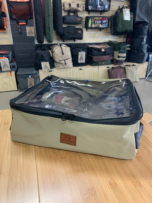 Red Roads Canvas - Clear Top Cargo Drawer Bag "Maxi" - Made in Australia