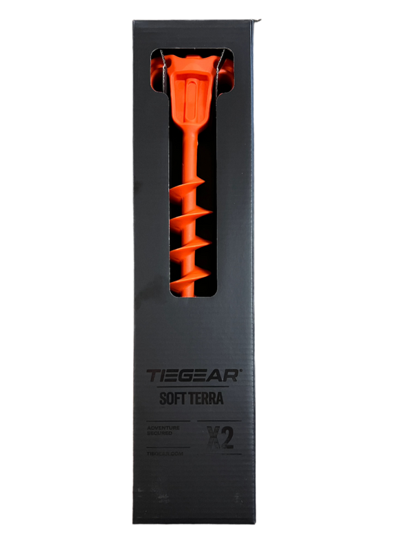 TIEGEAR Steadfast Soft Terra Sand Peg 2 Pack