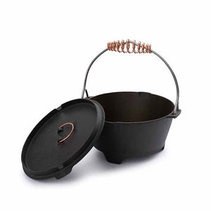 Barebones Polished Cast Iron Dutch Oven 4 Quart (3.8Lt)