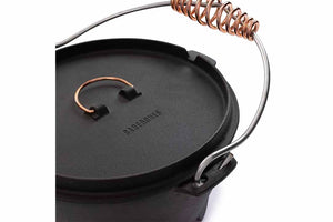 Barebones Polished Cast Iron Dutch Oven 4 Quart (3.8Lt)