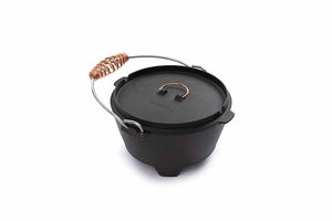 Barebones Polished Cast Iron Dutch Oven 4 Quart (3.8Lt)